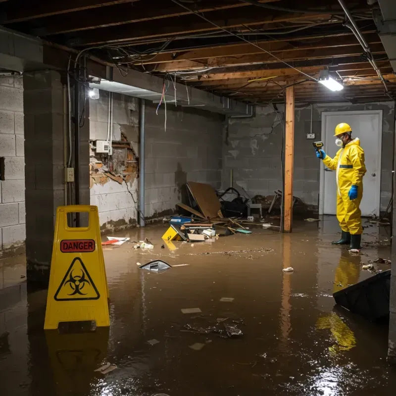 Flooded Basement Electrical Hazard in Pastos, PR Property